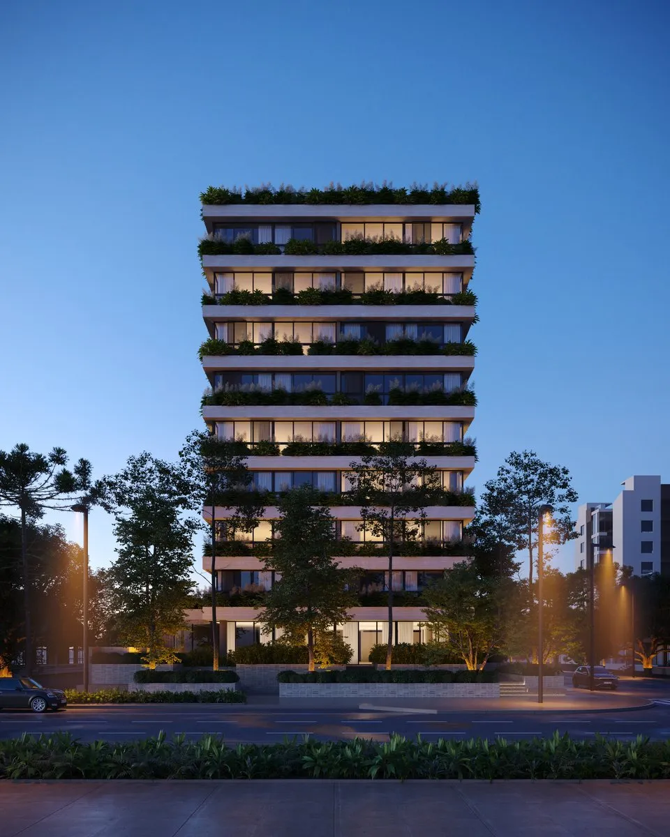 Kaisergarten Tower at Dusk