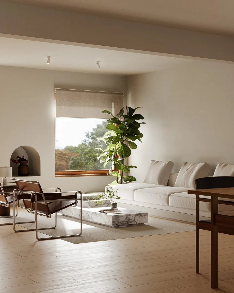 Soft Light Living Room