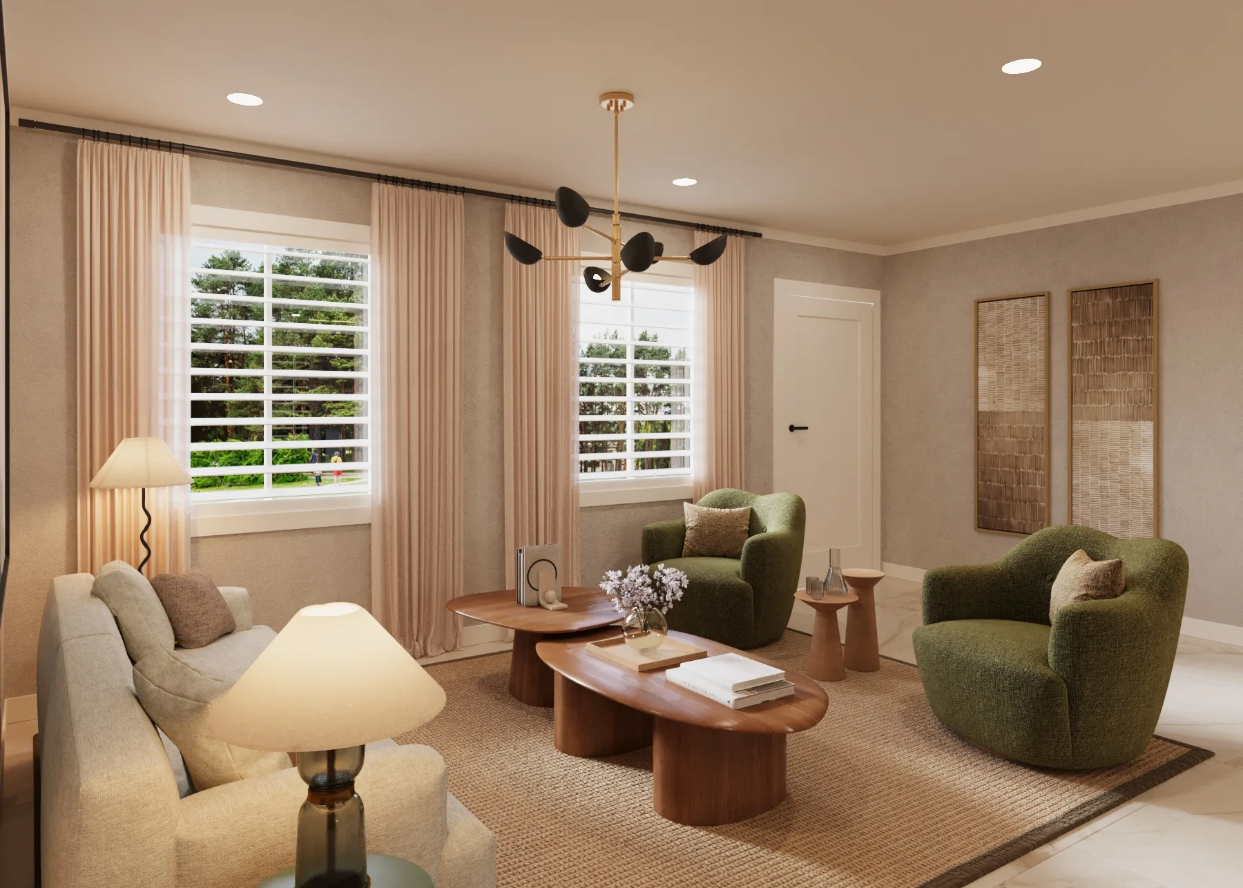 Vanessa Residence — warm living
